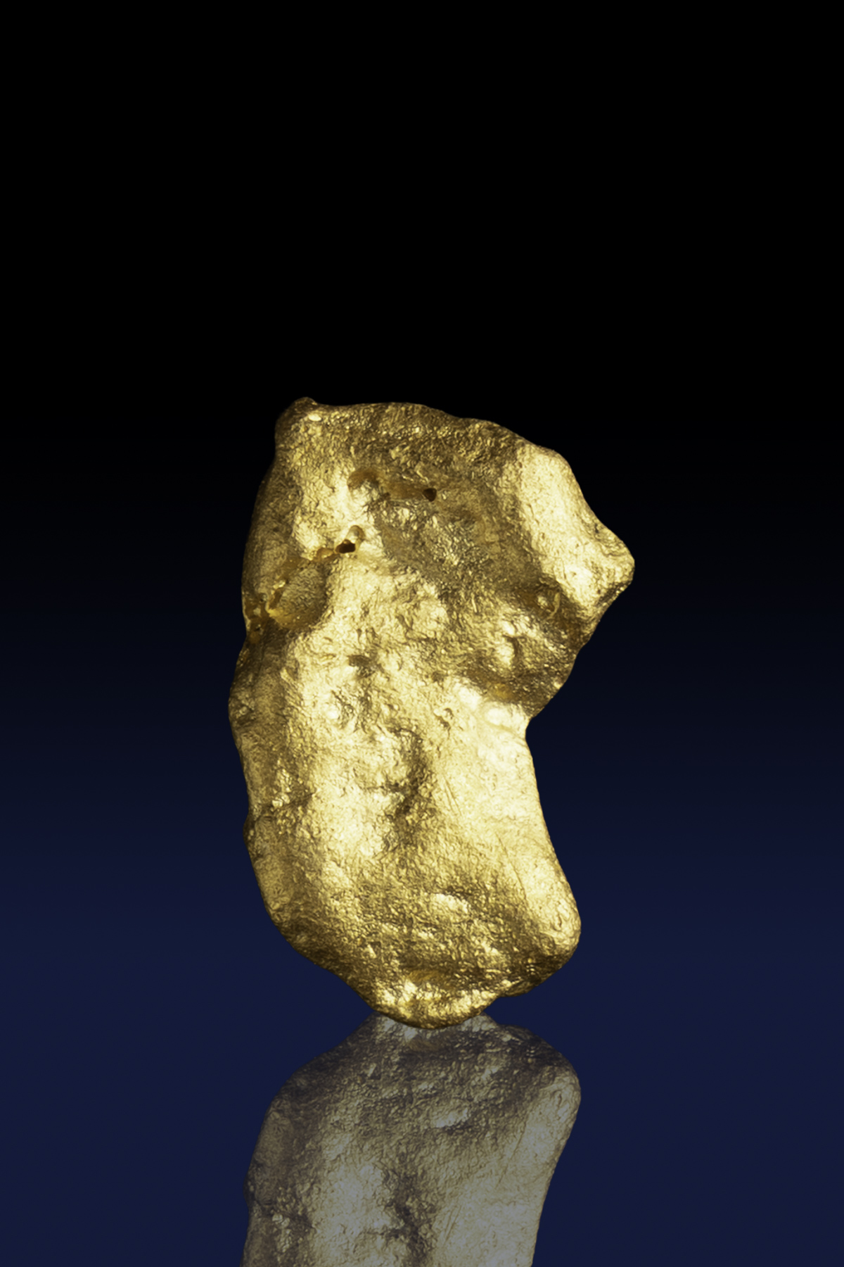 (image for) Smooth, Glowing Natural Gold Nugget - Australia - 2.04 grams